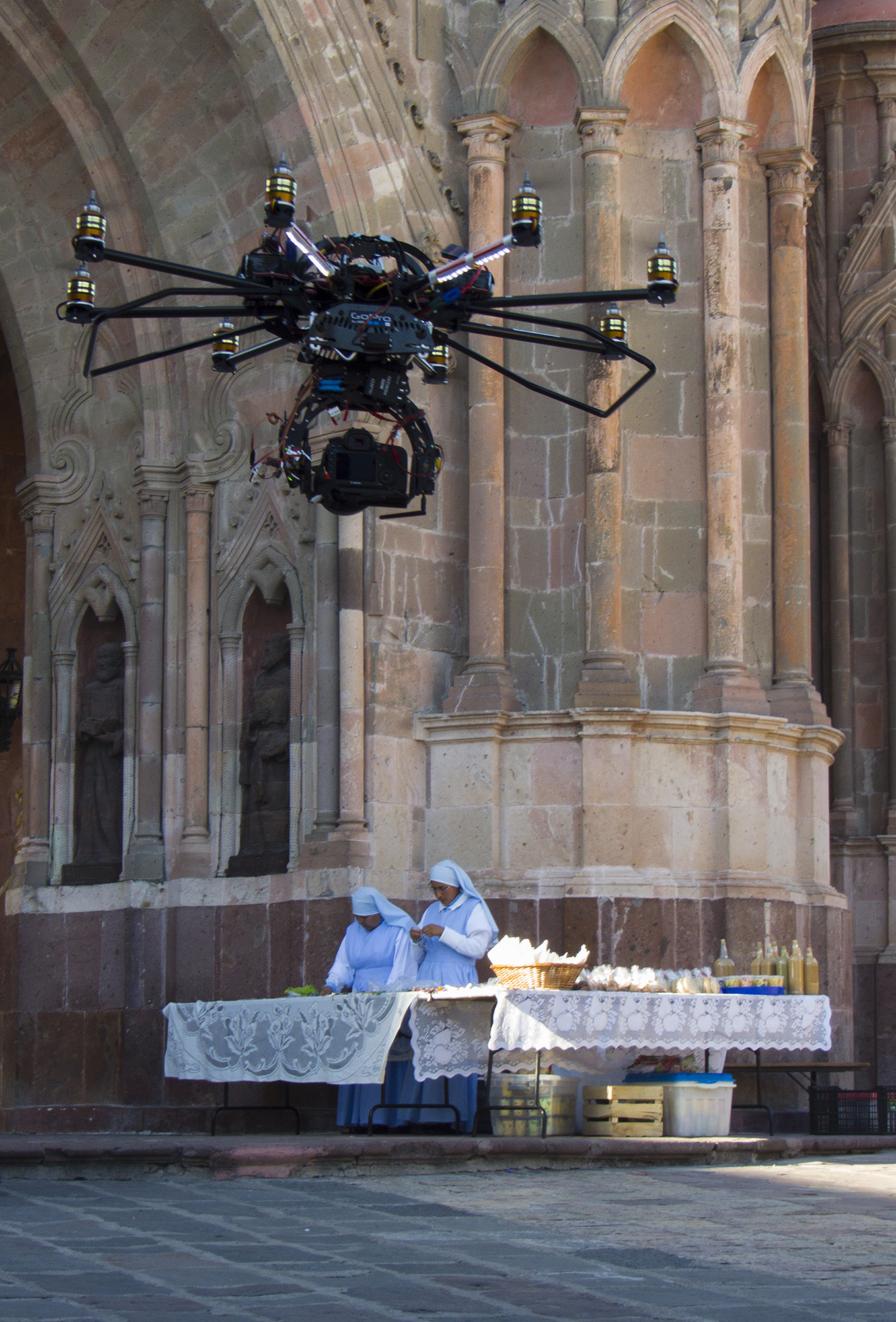 Nuns with Drone