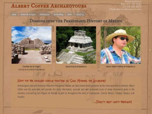 Website for Albert Coffee Archaeotours